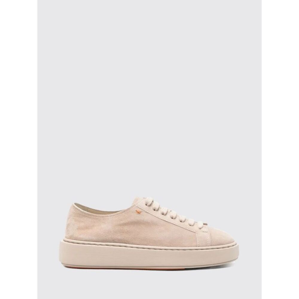 Santoni Women Suede Platform Sneakers Santoni